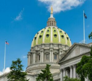 Close,Up,Of,The,Green,Dome,Of,The,Pennsylvania,State