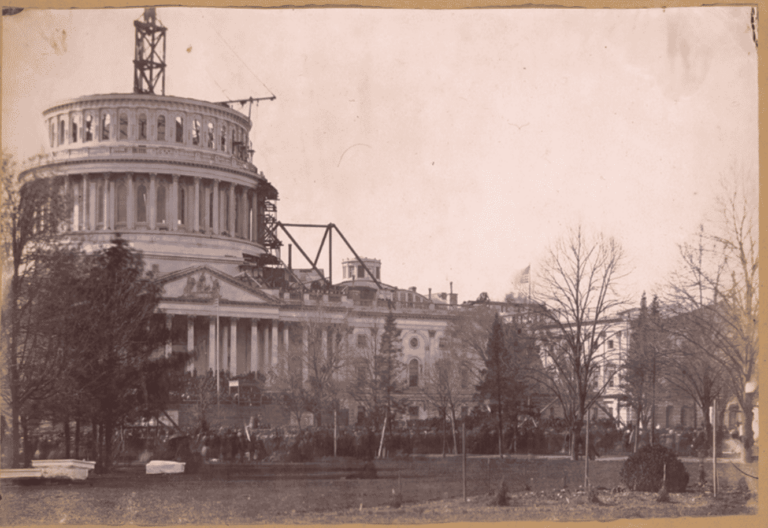 US Capitol under construction 1861