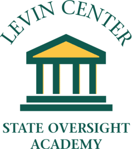 Green and Yellow Graphic for the State Oversight Academy